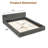 Queen Size Upholstered Bed Frame-1081079193