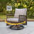 Alana Swivel Patio Chair with Cushions