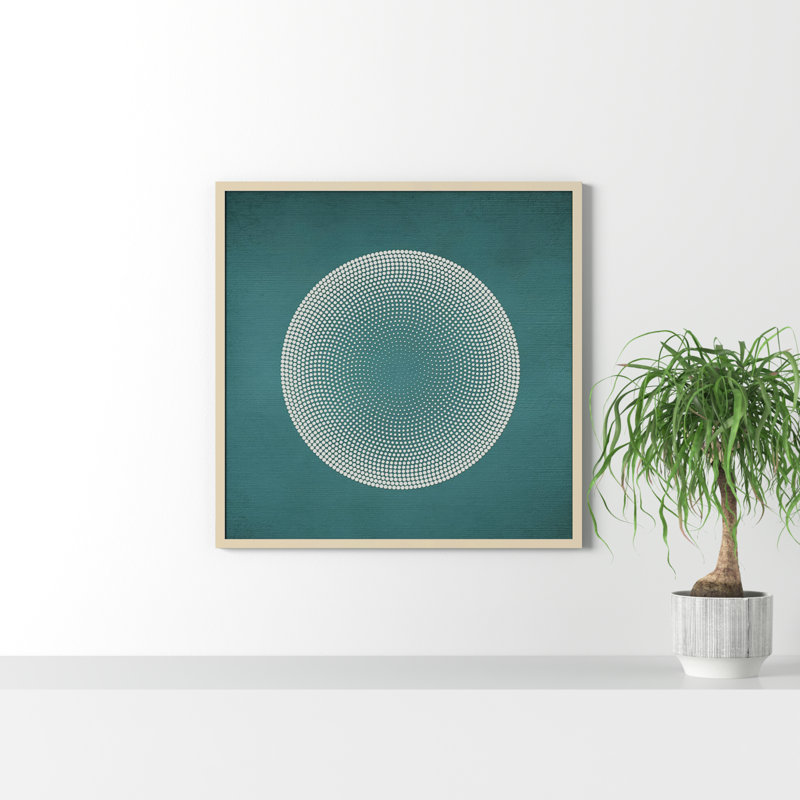 " Circles " by Incado, Brown, 21" H x 21" W x 1" D
