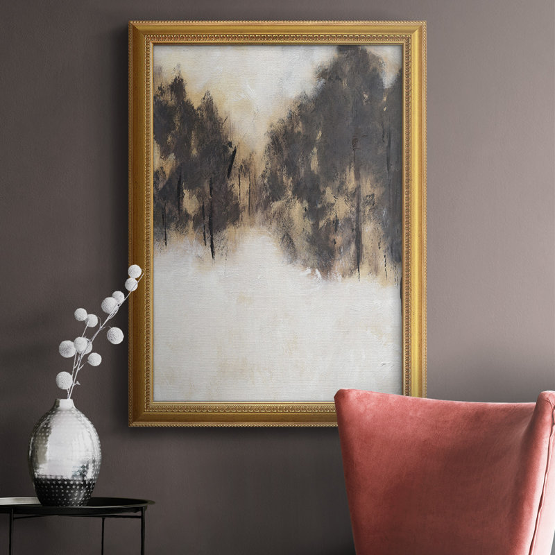 Toile encadrée de qualité supérieure Winter Woods View II - prête à être accrochée, H 20 po x l 16 po x P 2,5 po
