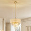 Lustre tambour en cristal 3 lumières Ether