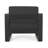 Robust Club Chair - Aluminum Build, Water- Cushions, Slat Sturdiness Frame, Cushioning, Front