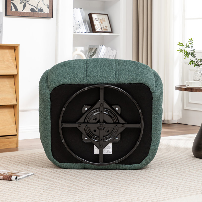 Chaise pivotante Ashyiah, Vert