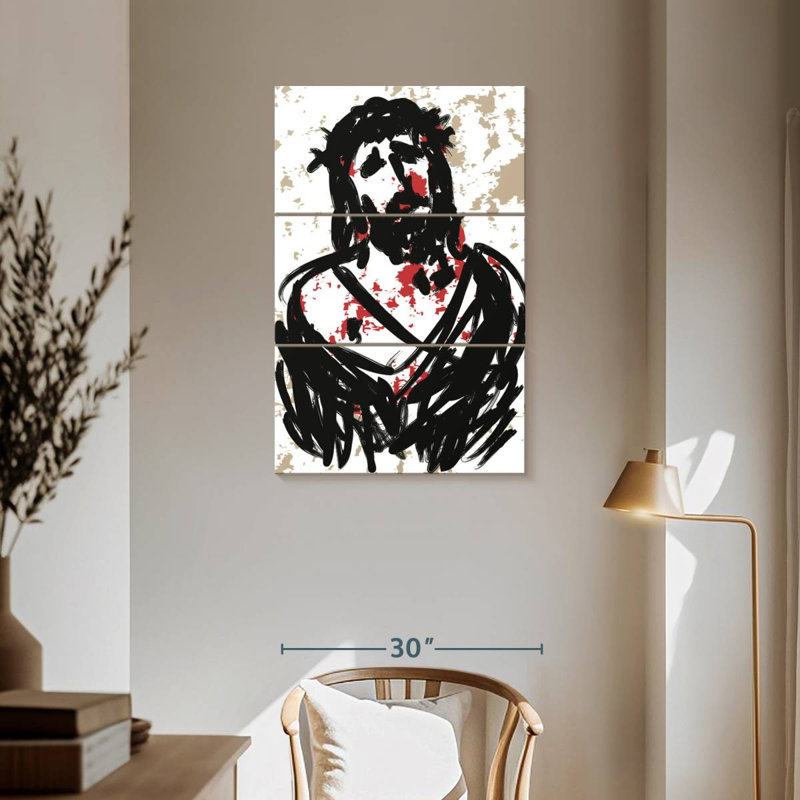 Ecce Homo, 57" H x 36" W