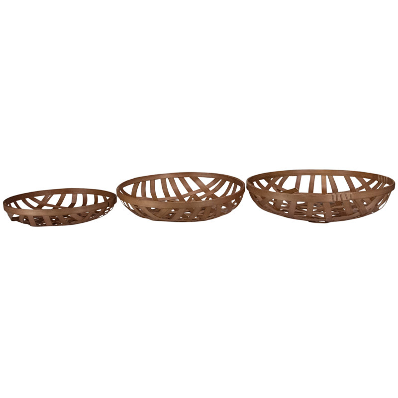 Paniers de table tabac, Brun