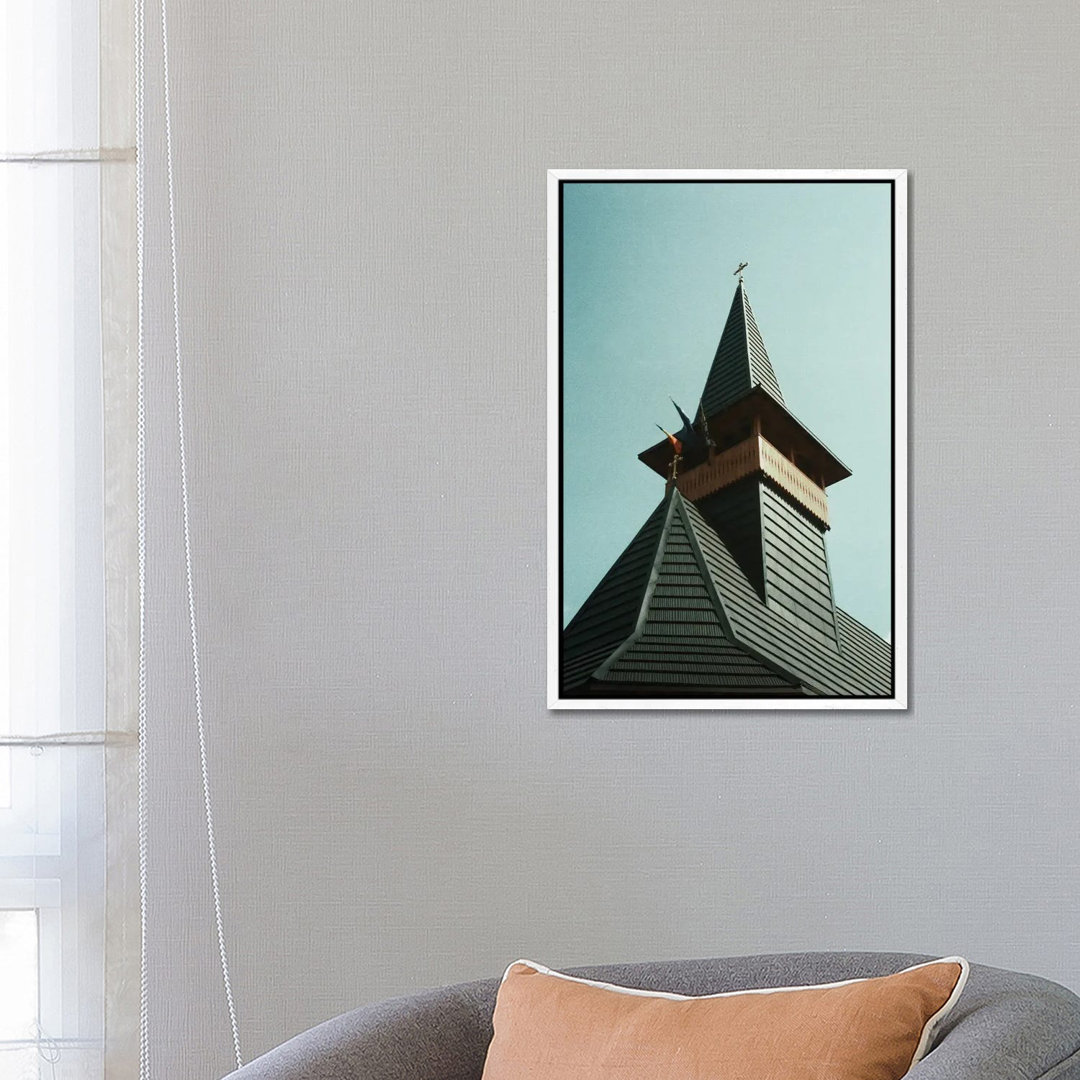 Analog Series - Church Top von Sebastian Hilgetag - Galerie-umwickelte Leinwand Giclée auf Leinwand