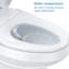 Siège de toilette bidet, bidet électrique, eau chaude avec séchoir à air, siège chauffant, couvercle à fermeture lente
