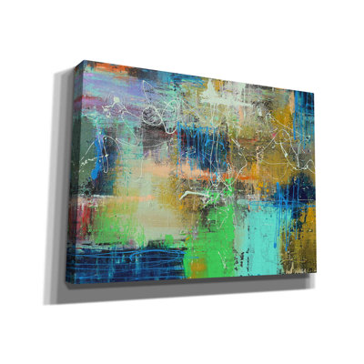 «City Reflection» par Ingeborg Herckenrath - peinture sur toile tendue