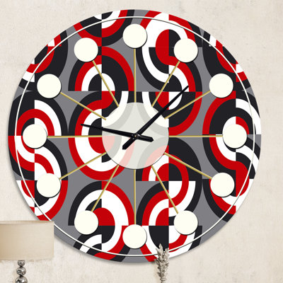 Horloge murale rétro Mid-Century
