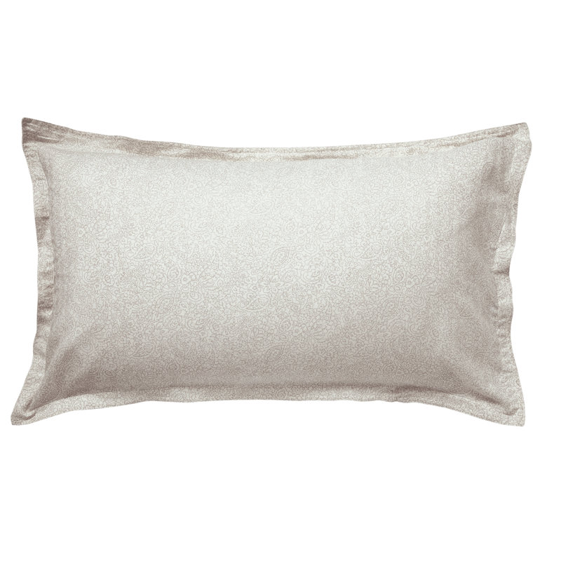 Florin Cotton Duvet Cover Set, Double - 2 Pillowcases (48 x 74 cm)
