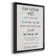 Stay Safe Rules - Art textuel sur toile encadré-1658462642-1658462632