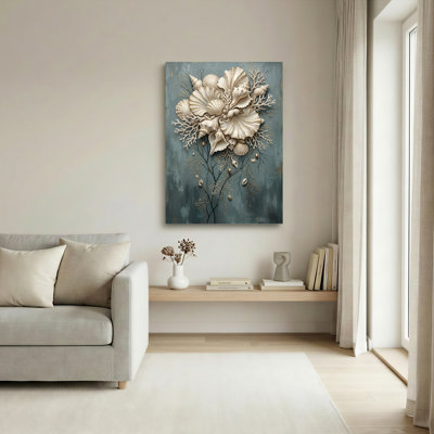 Shell Coral Canvas Wall Art Oil Painting Print Set Of 1