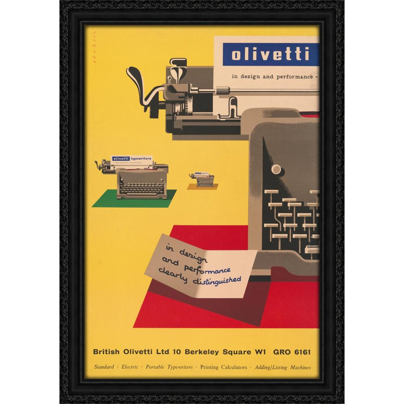 Olivetti, in design and performance (1950)