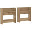 Wall Shoe Cabinets With Shelf 2 Pcs Engineered Wood-1183362164