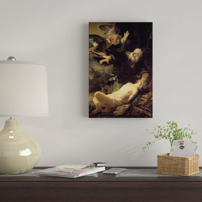 'The Sacrifice of Abraham, 1635' by Rembrandt van Rijn Print on Canvas