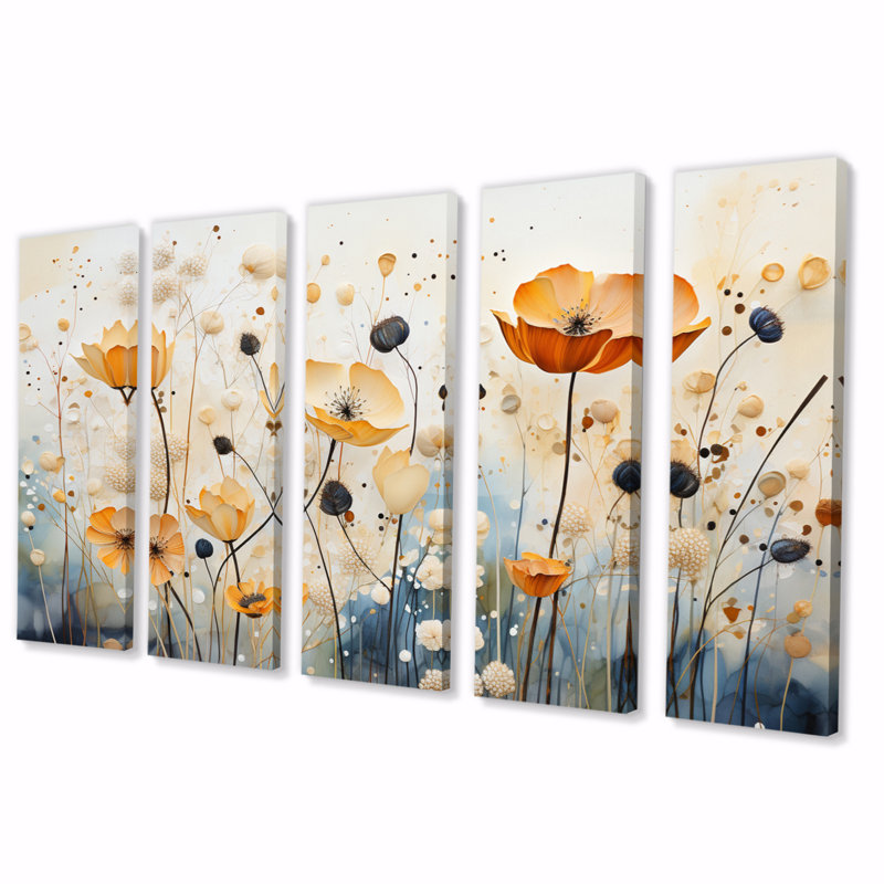 Impression sur toile 5 pièces