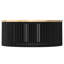 Herbert 35 inch Wide Solid Mango Wood Coffee Table in Natural, Black