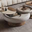 Ensemble de tables basses rondes Modern