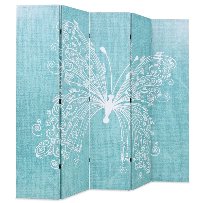 Stevens 170cm H Folding Room Divider, 180cm H x 200cm W