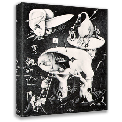 The Garden of Delight by M.C.Escher Gallery Wrapped Canvas