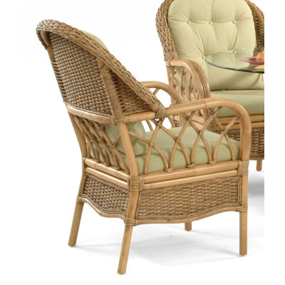 Chaise avec accoudoirs rembourrée Everglade