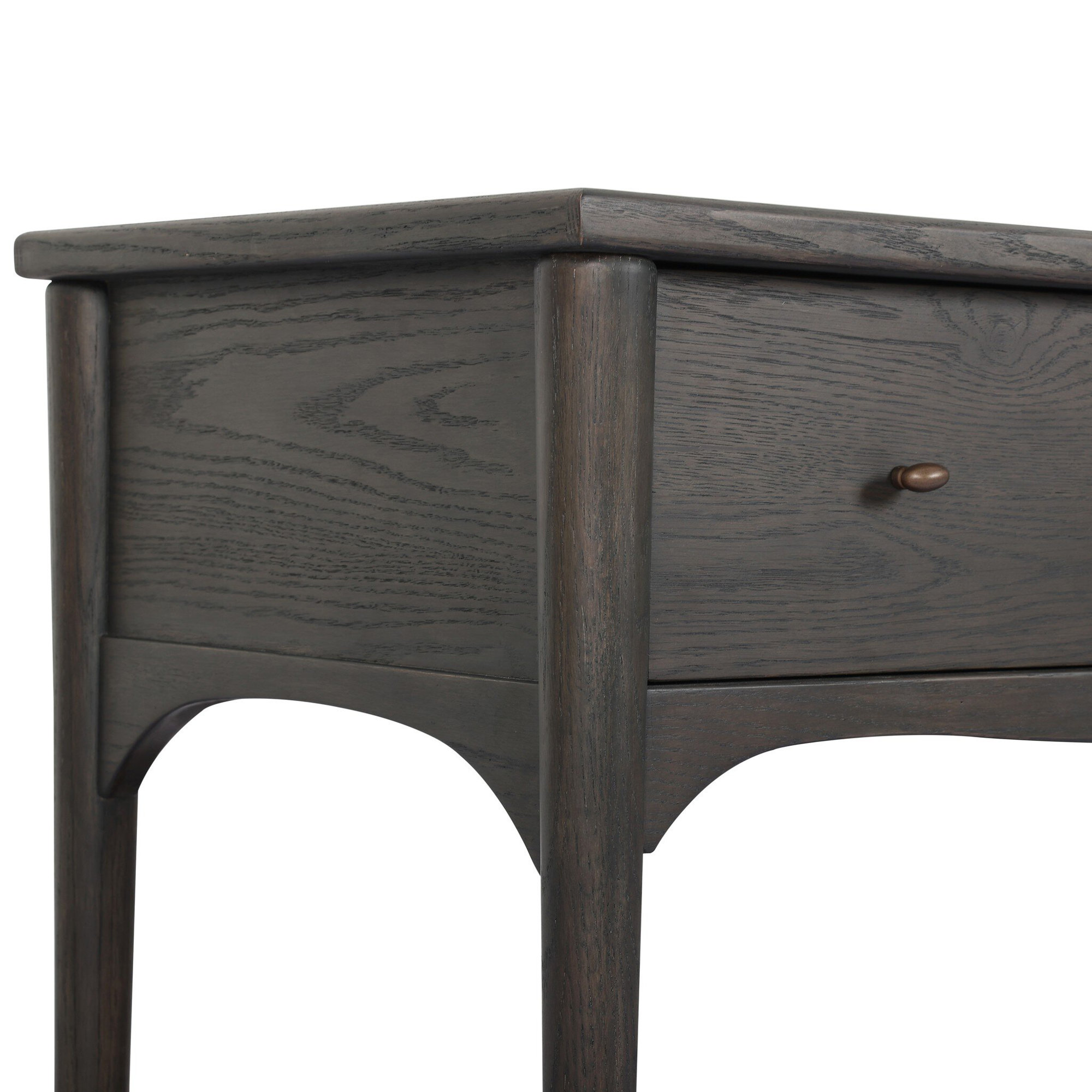 Lizzy 1 - Drawer Nightstand, Smoked Black Oak