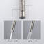 Robinet de cuisine tactile avec douchette extractible-117563068