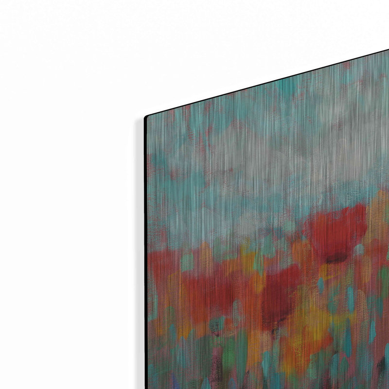 «Shimmering» par Claire Hardy, art mural en métal, L 24 po x H 24 po