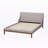 Aveza Upholstered Contemporary Vibe, Full Platform Bed, Beige, 59'' W X 82.2'' L X 39.96'' H-142767102-142767101