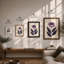 Purple Crown Botanical - Framed Print-2087148081-2087148092