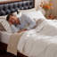 Housse de couette en mélange de coton et de literie, ensemble de literie respirante PureWoven Cooling pour les dormeurs chauds (ensemble de 3)-109911414-125353048