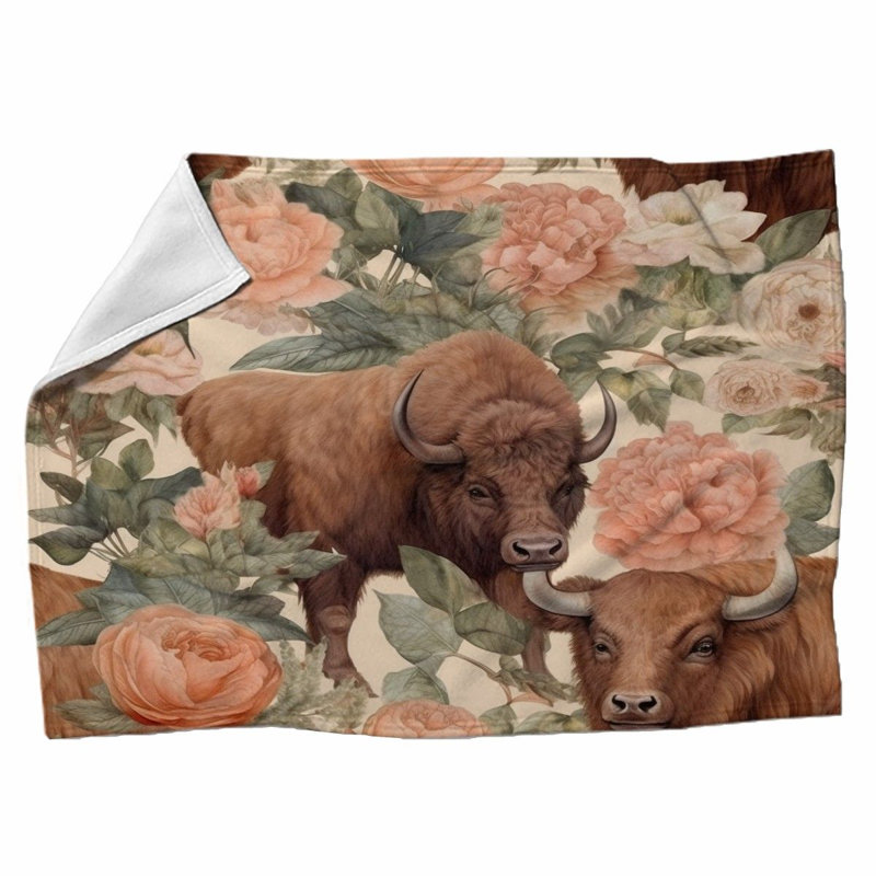 Jeté en molleton Buffalo, L 51 po x L 60 po