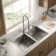 33-in. 50/50 Double Bowl Drop-in or Undermount Kitchen Sink with Thick Deck and Grids