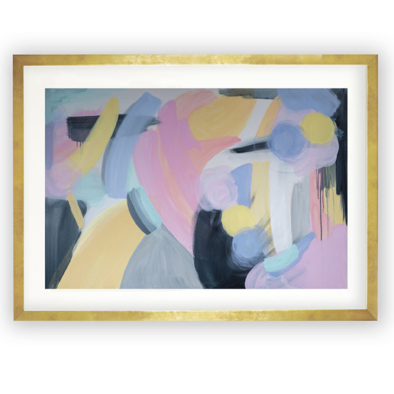 The Sunday - Single Picture Frame Art Prints, Antique Gold, 41cm H x 56cm W x 2cm D