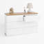 Armoire de rangement 6 tiroirs, commode, tour de rangement en bois, grande commode à 6 tiroirs-1160031026