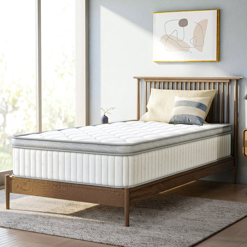 12" Medium Cooling Gel Hybrid Mattress, Twin, 12"