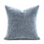 Lot de 2 housses de coussin décoratives tissées haut de gamme de luxe, 50 x 50 cm, bleu acier-136196576