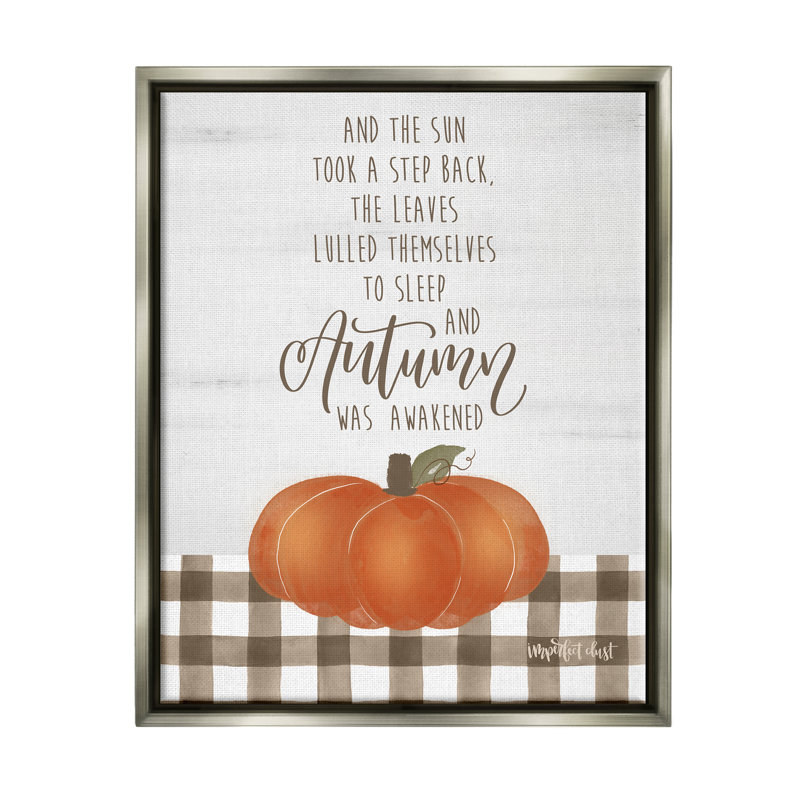 «Autumn Seasonal Expression encadrée sur bois» par Imperfect Dust, impression, H 31 po x l 25 po x P 1,7 po