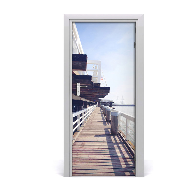 Pier In Sopot Door Decal