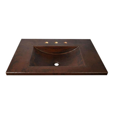 Plateau de meuble-lavabo simple avec lavabo 30,5 po Cozumel
