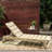 Grey Wood Chaise Lounge With Complementary Wash And Adjustable Feature In Made From Solid Metal-771001940