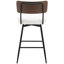 Tabouret de bar et de bar 26 po Mid-Century-100917212