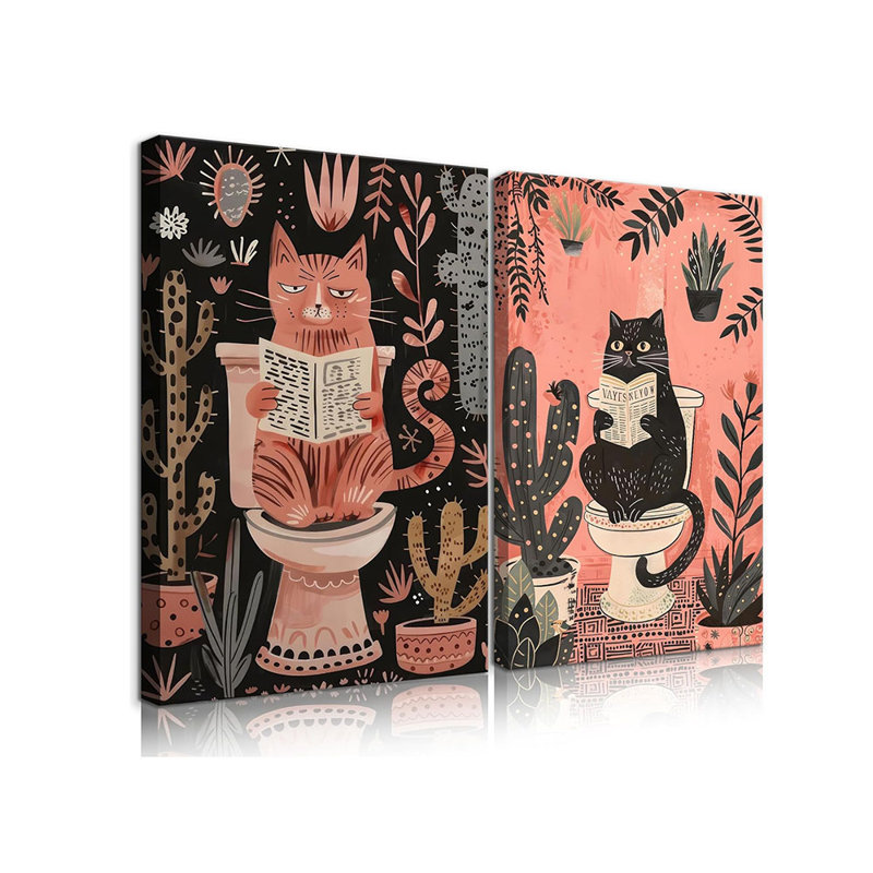 2 Piece Wrapped Canvas Print, 40cm H x 30cm W