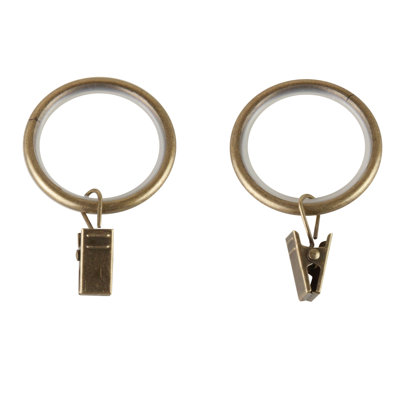 Widmer Steel/Plastic Lined Curtain Rings