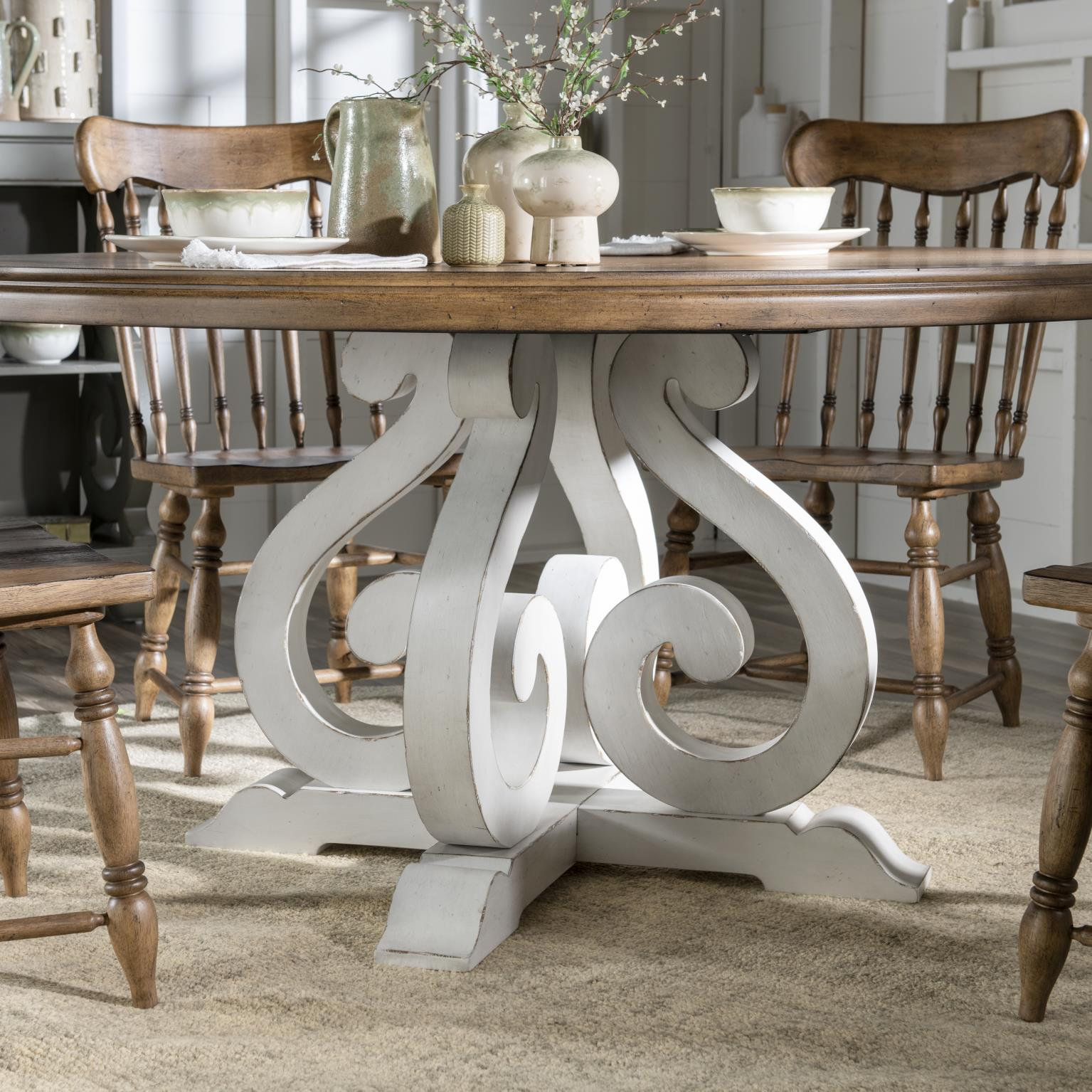 Country Living 60" Oak Dining Table
