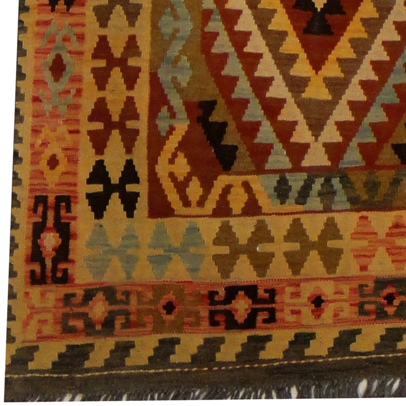 Tapis rouille tissé à la main Azpeitia