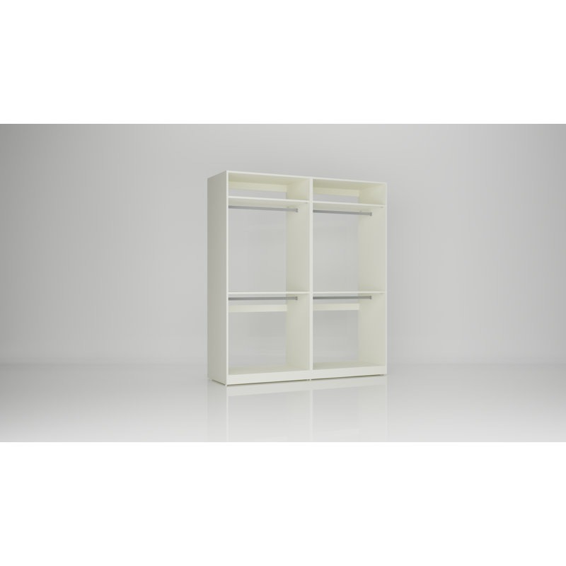  76" Closet System - CBSC026-802, White