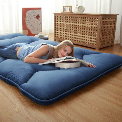 Japanese Futon Mattress Tatami Mat Floor Mattress Thicken Sleeping Mattress Foldable & Portable Roll Up Camping Mattress by NANAN