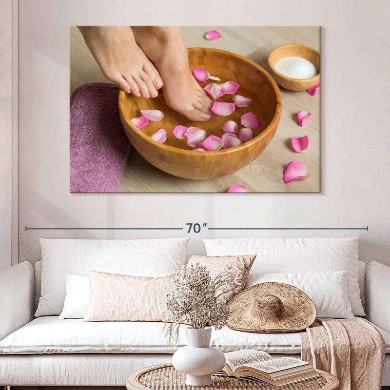 Spa apaisant pour les pieds, H 34 po x l 51 po
