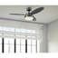Ventilateur de plafond standard à 3 pales de 42 po en alliage avec chaîne de traction et ensemble d'éclairage inclus-1300257147